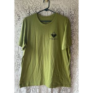 Great Smoky Mountains Shirt Mens XL Green National Park‎ Tshirt Hiking Nature